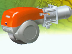 低NOx比例調節燃氣燃燒器RS 400/E-EV BLU