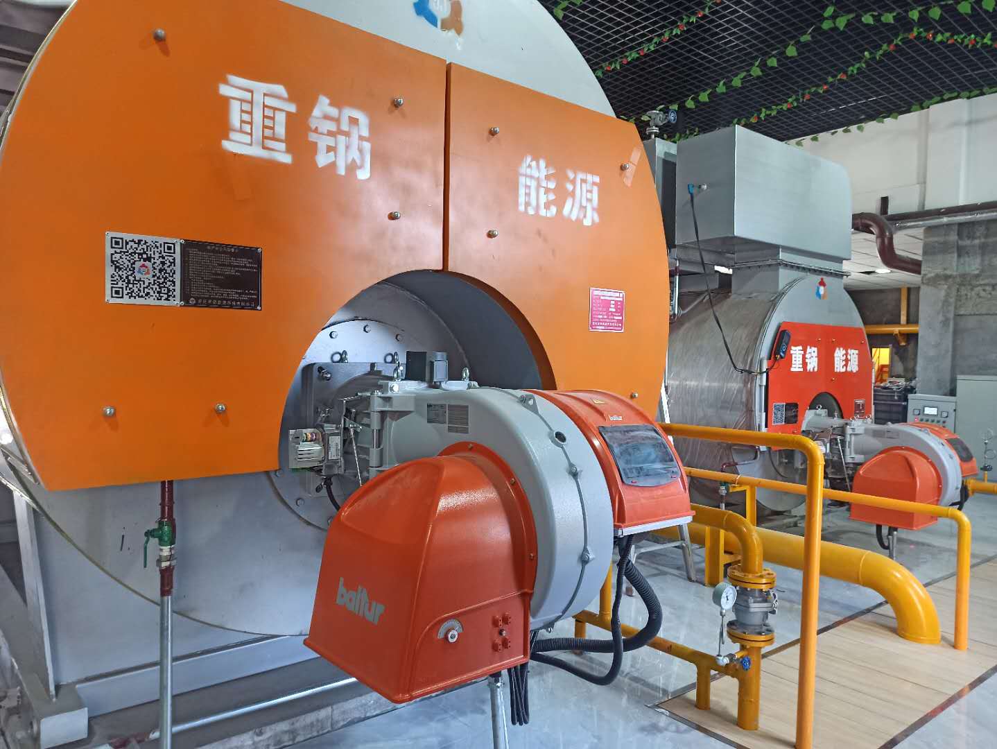 四平市某醫(yī)院現(xiàn)場(chǎng)燃燒器安裝調(diào)試、運(yùn)行正常、投入生產(chǎn)